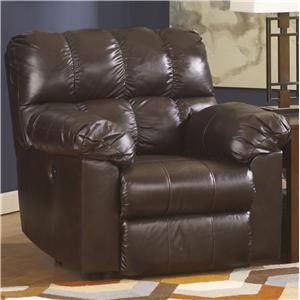 Signature Design by Ashley Kennard - Chocolate Power Rocker Recliner